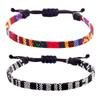 Pulseras Trenzadas con Nudo Peruano Ajustables Estilo Bohemio Transfronterizo Europeo y Americano para Parejas Pulseras de Playa para Surfear para Mujeres