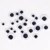 Spot jardim de infância handmade diy brinquedos acessórios atacado cartoon preto e branco com cola olhos de plástico atividades grandes contas de olho