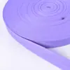 Fita de Poliéster-Algodão de Trama Simples para Mochila Cinto Elástico de Yoga Cós Bolsa de Lona Portátil Tecelagem de Amarração para Acessório de Roupa de Algodão