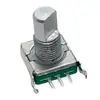 Encoder Ec11 Horizontal de 3 Pinos Sem Interruptor Ajustável Lateralmente Potenciômetro de Rotação 360 Graus Encoder Rotativo