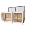 Caja de Almacenamiento Plegable Engrosada de Gran Capacidad, Caja de Almacenamiento Transparente con Ruedas, Organizador de Ropa y Colchas para Dormitorio, a Prueba de Polvo y Humedad