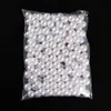 Material DIY artesanal acessórios de contas soltas pérola de imitação ABS contas soltas Jin inteiras contas redondas de furo duplo 4-20mm