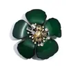 Nueva colección de broches de flor de acrílico con diseño vintage, borlas de camelia, accesorios para mujer, joyería transfronteriza al por mayor