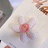 HD1122A06 Flores Florescendo Moda Ins Estilo Estilo Coreano Tecido Estilo Fresco Grampo de Cabelo Doce Grampo de Cabelo Quebrado de Menina