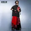 Roupa Infantil Moderna de Dança de Rua Hip-Hop Estilo Chinês Meninos Solta Fashionável Infantil Hip-Hop Cool e Bonito Roupa de Apresentação Estilo de Rua