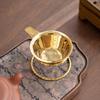 Soporte de filtro de acero inoxidable 304, colador de té, filtro de té, accesorios para juego de té kung fu, filtro de té, juego de filtro de té