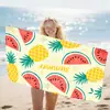 Toalla de Playa Transfronteriza Personalizada con Patrón Impreso Digitalmente Toalla de Baño Esterilla de Playa para Nadar Toalla de Regalo Toalla de Baño de Playa Venta al por Mayor