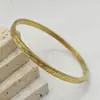 Pulseira Cruzada Europeia e Americana de Aço Titânio Aço Inoxidável Padrão Grande Muralha Estilo Étnico Versátil Sem Desbotamento Joias Pulseira Atacado