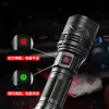 Lanterna Laser Branca Recarregável USB Lanterna Iluminação Externa Lanterna de Camping Recarregável Iluminação de Autodefesa