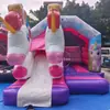 Nuevo Castillo Inflable para Niños al Aire Libre Trampolín Grande con Tobogán Trampolín Equipo de Diversión Fabricante
