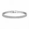 Pulsera de circón de moda transfronteriza para mujer, nicho, simple, de cristal, de alta gama, accesorios para pulsera, joyería, joyería, joyería al por mayor
