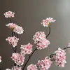 Venda Direta da Fábrica Flor de Pera Simulação Atacado Decoração Zen Modelo de Quarto Hotel B&B Decoração Flores Artificiais Flores de Mesa Flor de Cerejeira