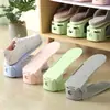 Zapatero Artefacto de Almacenamiento Ahorrador de Espacio Soporte de Zapatos de Doble Capa Zapatero Simple para el Hogar Soporte de Zapatos Ajustable para Armario de Zapatos Antideslizante