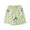 Pantalones cortos del mismo estilo con cintura elástica y cordón atado, pantalones de playa de verano de secado rápido, pantalones de pijama de pareja de dibujos animados de moda