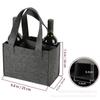 Bolsas de Regalo de Vino Tinto para Año Nuevo y Festival de Medio Otoño, Bolsas Tote de Tejido No Tejido para Múltiples Botellas de Vino, Bolsas de Fieltro para Vino, Cajas de Regalo