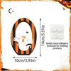 Decoraciones de Madera de Doble Capa con Letras de Halloween 'Boo' Adornos Creativos para Estanterías Decoraciones de Escritorio Ambiente Festivo Accesorios