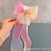 Accesorios para el cabello de niña estilo coreano con lazo Pasador para el cabello Clip para la cabeza de Elsa para niños Pasador de cinta de la serie Princesa para niñas pequeñas