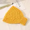 Outono e Inverno faixa de cabelo de lã tricotada à mão proteção de orelha quente chapéu de lã faixa de cabelo de aba larga acessórios de cabelo adereços de cabeça para mulheres