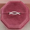 Anillo abierto ajustable de joyería de moda twist para mujer hombre anillo al por mayor con peso r4694