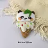 Accesorios Originales Nuevos de Cono de Helado de Dibujos Animados, Muñecos de Tela Lindos de Animalitos Pequeños para Helado DIY, Accesorios para el Cabello, Accesorios para la Ropa