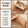 Escritorio Plegable de Madera Maciza para Estudiantes, Uso en Casa, Dormitorio, Mesa Sencilla, Escritorio de Noche, Escritorio de Estudio, Escritorio para Computadora, Escritorio de Oficina