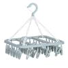 Perchero Plegable Multifuncional para Ropa de Casa Pinzas para Ropa Estante para Calcetines de Niños Perchero para Ropa Tendedero de Ropa 32 Pinzas