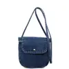 Bolso Pequeño Cruzado con Solapa de Mezclilla Nuevo, Estilo Japonés Casual Versátil para Teléfono de Verano, Bolso Cruzado de Hombro Único Artístico de Moda