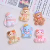 Muñecas de Animales Lindas Dibujos Animados Hechas a Mano Bricolaje Pegamento de Crema Resina Accesorios Pequeños Hebilla para Zapatos con Agujero Materiales para Joyería Venta al por Mayor