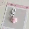 Chaveiro fofo de blush macio em formato de estrela de cinco pontas pingente coração de menina estilo ins acessórios para presente de casal de estudantes amigas em lote