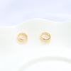 Anillo de cuentas chapado en oro de 14 quilates con preservación del color, joyería casera, anillo de cuentas, pulsera, accesorios, material redondo, anillo dorado.