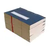 Livro costurado à mão Livro costurado à mão com linha Caderno de estilo antigo Livro costurado à mão imitação antiga Coleção impressa Livro costurado à mão copiado à mão Livro de encadernação de árvore genealógica