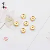 Cobre Dorado Antiguo Cuentas Espaciadoras Pequeñas Estilo Nepales Xizang Cuentas Espaciadoras Cuentas Sueltas Alta Retención de Color DIY Pulsera de Múltiples Piedras Preciosas Accesorios de Joyería