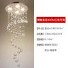 Lustre de cristal pequeno led luzes de corredor luzes de entrada de varanda iluminação de hall de entrada esfera redonda composta iluminação de caixa de escada rotativa