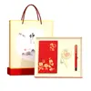 Regalo del Día del Maestro: Caja de Regalo Roja Estilo Chino con Cuaderno, Bolígrafo y Marcapáginas, Regalo Conmemorativo Práctico para Maestros en el Día del Maestro