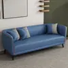 Sofá Pequeno Apartamento Nórdico Estilo Celebridade da Internet Duplo Três Lugares Luxo Leve Sala de Estar Loja de Roupas Apartamento de Aluguel Quarto Tecido Tecnológico