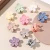 Pinza para el Cabello de Flor Simple y Elegante de 2.5 cm para el Lado y la Parte Posterior de la Cabeza, Accesorio para el Cabello, Pasador, Pinza para el Cabello para Mechones Sueltos, Pinza Lateral, Pasador, Adorno para el Cabello