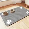 Alfombrilla de Tierra de Diatomeas Geométrica Minimalista Transfronteriza para Mascotas, Alfombrilla Impermeable y Resistente a las Manchas para Comida de Perros y Gatos, Suministros para Mascotas del Hogar al por Mayor