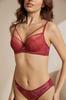 Nueva ropa interior de encaje sexy de estilo francés, sujetador fino con aro de acero suave, sujetador push-up pequeño y antiflacidez para pecho grande.