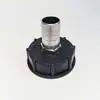 Adaptador de Válvula para Bidón IBC de Tonelada Adaptador de Plástico para Tambor Químico Conexión de Interfaz Grande a Pequeña para Manguera