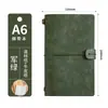 Cuaderno vintage A6 con correa, diario de viaje, opción premium transfronteriza, personalización de caja de regalo de cuaderno de papel kraft