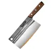 Cuchillo de Cocina Forjado Antiguo Puramente Hecho a Mano, Cuchillo Chino para Cortar, Machete Afilado para Carne para el Hogar, Cuchillo Chino para Huesos de Chef Comercial