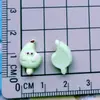 Mini Paletas de Fruta Piña Fresa Uva Manzana Helado Arte de Uñas Pasador Pegamento en Crema Accesorios de Resina DIY