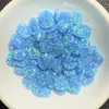Opala Australiana Sintética, Cabochão Quadrado Gordo Branco Op17 em Forma de Almofada, Pedra de Opala Sintética, Quadrado Gordo de Superfície Lisa com Fundo Plano, Direto do Fabricante