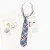 Accesorios para Camisa de Golpe Libre de Personas Estilo Japonés Corbata Azul Estilo Académico jk Patrón Perezoso Vestido Académico Lazo de Corbata Mano de Mujer dk