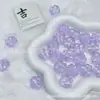 Popular Colorido Galvanizado com UV Transparente Pintura a Óleo Trevo de Quatro Folhas Cor de Doce Material para Miçangas de Colar e Grampo de Cabelo DIY Feito à Mão
