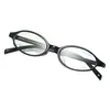 Nuevo Marco Pequeño Retro Transfronterizo Marco de Gafas Sexy Estudiante Femenina Gafas Sin Maquillaje Artefacto Forma Ovalada Moderno Espejo Plano