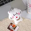 Novo pingente de brinquedo de pelúcia de gatinho fofo para decoração de roupas, mochila, chaveiro, pequeno acessório de pelúcia, decoração de bolsa