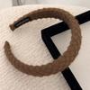 Diadema de felpa de otoño e invierno para mujer, nueva diadema de calavera de alta presión con horquilla para el pelo, diadema para lavarse la cara, paquete de pelo de borde ancho, tocado bonito de esponja