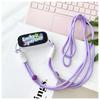 Funda para teléfono Wave Love clip trasero cordón de color contrastante clip ovalado inglés universal clip universal anti-pérdida