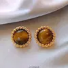 Pendientes Dorados Maillard para Mujer Pendientes Retro Elegantes 2025 Nuevo Estilo Caliente Pendientes de Lujo Accesible
